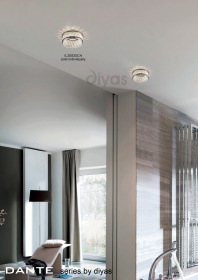 Dante Crystal Ceiling Lights Diyas Recessed Crystal Lights Dante Crystal Ceiling Lights Diyas Recessed Crystal Lights